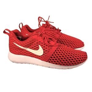 Nike‎ Roshe One Flight Weight Women’s University Red Sneaker SZ 7.5